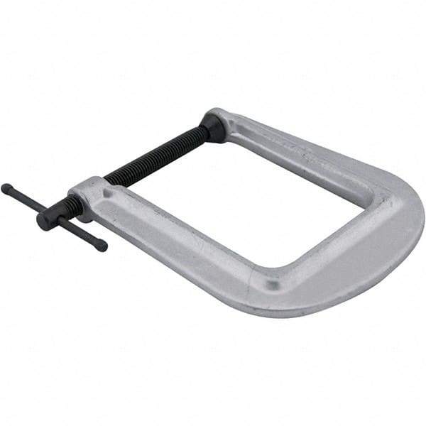 Wilton - Regular-Duty 2-1/2" Max Opening, 4" Throat Depth, Ductile Iron Deep Reach Carriage Clamp - 600 Lb Capacity, 0" Min Opening, Deep Throat - Americas Industrial Supply