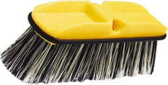 Rubbermaid - 2-1/2" Bristle Length, Synthetic Wash Brush - 10" OAL, Gray, Plastic Block - Americas Industrial Supply