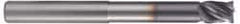 Accupro - 1" Diam 4 Flute Solid Carbide 0.06" Corner Radius End Mill - Americas Industrial Supply