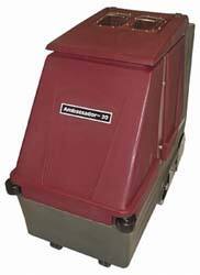 Minuteman - 20" Cleaning Width, 105" Water Lift, Walk Behind Carpet Extractor - 100 CFM Air Flow, 2 hp, 25 Gal Tank Capacity, 25 Gal Tank Recovery Capacity, 100 Pump psi - Americas Industrial Supply