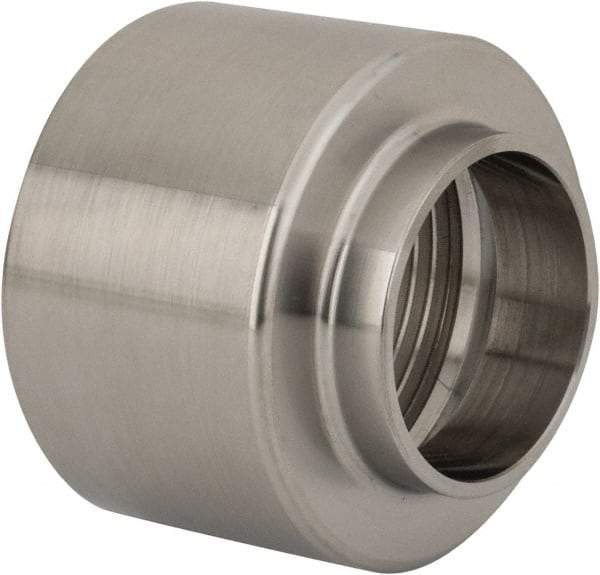 VNE - 1-1/4", Weld Style, Sanitary Stainless Steel Pipe Adapter - FNPT x Butt Weld Connection, Grade 316L - Americas Industrial Supply