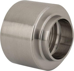 VNE - 1-1/4", Weld Style, Sanitary Stainless Steel Pipe Adapter - FNPT x Butt Weld Connection, Grade 316L - Americas Industrial Supply