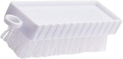 Rubbermaid - 3/4" Bristle Length, Polypropylene Scrub Brush - 4-3/4" OAL, White, Plastic Block - Americas Industrial Supply