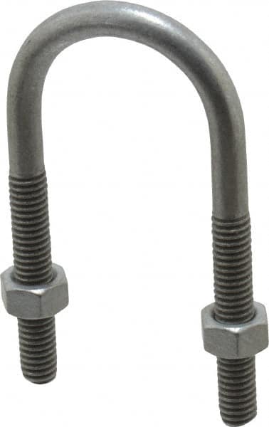 Cooper Crouse-Hinds - Malleable Iron Rigid U-Bolts - 1" Rigid, Electrogalvanized Finish - Americas Industrial Supply