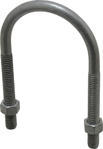 Cooper Crouse-Hinds - Malleable Iron Rigid U-Bolts - 2" Rigid, Electrogalvanized Finish - Americas Industrial Supply