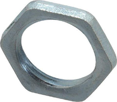 Cooper Crouse-Hinds - 3/8" Trade, Steel Threaded Rigid/Intermediate (IMC) Conduit Locknut - Noninsulated - Americas Industrial Supply