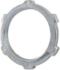 Cooper Crouse-Hinds - 1" Trade, Steel Threaded Rigid/Intermediate (IMC) Conduit Locknut - Noninsulated - Americas Industrial Supply