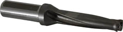 Kennametal - 127mm Max Drill Depth, 4xD, 31.75mm Diam, Indexable Insert Drill - 2 Inserts, 1-1/2" Shank Diam, Straight Shank - Americas Industrial Supply