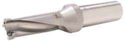 Kennametal - 112mm Max Drill Depth, 4xD, 28mm Diam, Indexable Insert Drill - 2 Inserts, 32mm Shank Diam, Whistle Notch Shank - Americas Industrial Supply