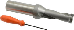 Kennametal - 79.5mm Max Drill Depth, 2.5xD, 31.8mm Diam, Indexable Insert Drill - 2 Inserts, 1-1/2" Shank Diam, Straight Shank - Americas Industrial Supply