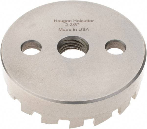 Hougen - 2-3/8" Diam, 1/8" Cutting Depth, Hole Saw - High Speed Steel Saw, Toothed Edge - Americas Industrial Supply