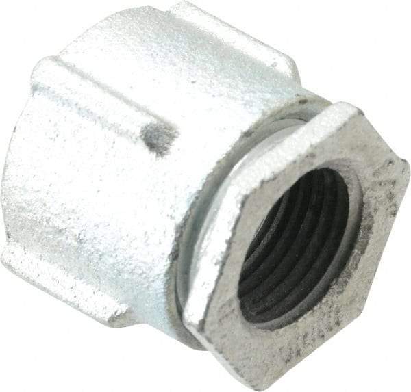 Cooper Crouse-Hinds - 1/2" Trade, Malleable Iron Threaded Rigid/Intermediate (IMC) Conduit Coupling - Noninsulated - Americas Industrial Supply