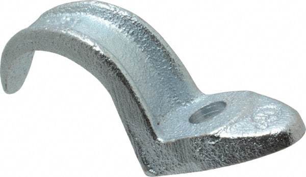 Cooper Crouse-Hinds - 1-1/2" Pipe, Malleable Iron, Conduit Clamp - 1 Mounting Hole - Americas Industrial Supply