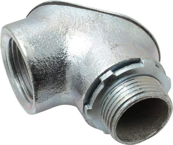 Cooper Crouse-Hinds - 1" Trade, Malleable Iron Threaded Angled Rigid/Intermediate (IMC) Conduit Elbow - Insulated - Americas Industrial Supply