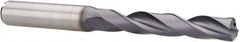 Kennametal - 10.2mm 140° Solid Carbide Jobber Drill - TiAlN Finish, Right Hand Cut, Spiral Flute, Straight Shank, 118mm OAL, Standard Point - Americas Industrial Supply