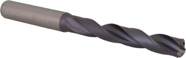 Kennametal - 8.7mm 140° Solid Carbide Jobber Drill - Americas Industrial Supply