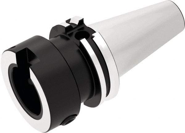 Seco - Graflex 5 System Size, DIN69871-40 Taper, Modular Tool Holding System Adapter - 4.724" Projection, 1.968" Body Diam, 7.417" OAL, Through Coolant - Exact Industrial Supply