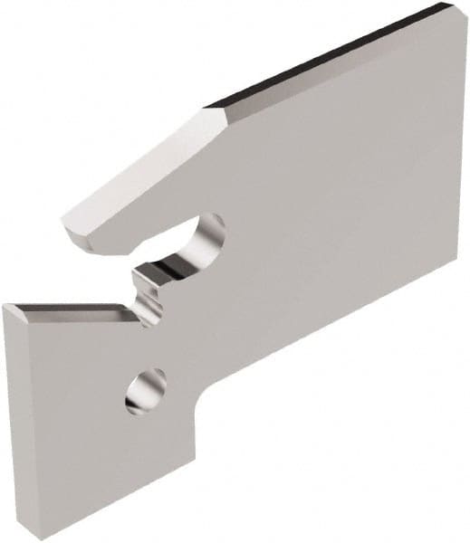 Seco - 0.61" Blade Height, 0.079" Blade Width, 1.303" OAL, Neutral Cut, Single End Indexable Cut-Off Blade - 150.10A Blade, 150.10 Series - Americas Industrial Supply