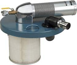 Guardair - Air Powered Wet/Dry Drum Vacuum Head - 2" Vacuum Hose Fitting, Use with 30 Gal Models - Americas Industrial Supply