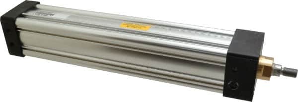 Parker - 10" Stroke x 2" Bore Double Acting Air Cylinder - 3/8 Port, 7/16-20 Rod Thread, 250 Max psi, -10 to 165°F - Americas Industrial Supply
