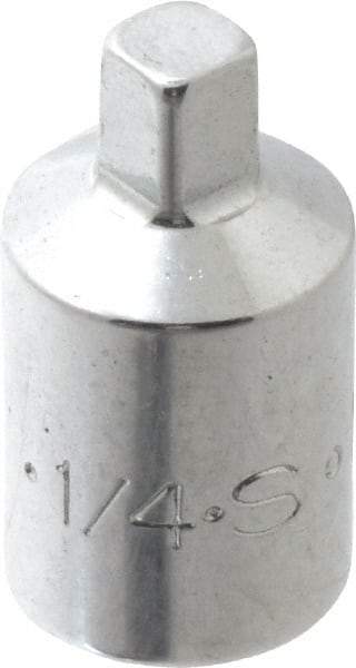 SK - 3/8" Drive, 1/4" Socket, Male Pipe Plug Socket - 4 Points, 1-1/8" OAL - Americas Industrial Supply