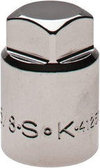 SK - 1/2" Drive, 5/8" Socket, Male Pipe Plug Socket - 4 Points, 1-3/8" OAL - Americas Industrial Supply