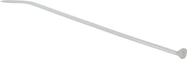 Thomas & Betts - 5-1/2" Long Natural (Color) Nylon Standard Cable Tie - 40 Lb Tensile Strength, 1.31mm Thick, 1-3/4" Max Bundle Diam - Americas Industrial Supply