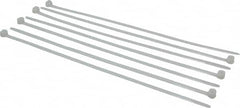Thomas & Betts - 13.4" Long Natural (Color) Nylon Standard Cable Tie - 120 Lb Tensile Strength, 1.65mm Thick, 88.9mm Max Bundle Diam - Americas Industrial Supply