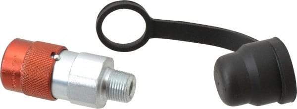Enerpac - 3/8 NPTF Hydraulic Hose Female Flush Face Coupler - 10,000 psi - Americas Industrial Supply