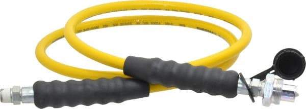 Enerpac - 1/4" Inside Diam x 3/8 NPT 6' Hydraulic Pump Hose - 10,000 psi, CH-604 Opposite End, Thermoplastic - Americas Industrial Supply