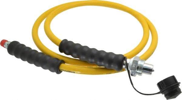 Enerpac - 1/4" Inside Diam x 1/4 NPT 6' Hydraulic Pump Hose - 10,000 psi, CH-604 Opposite End, Thermoplastic - Americas Industrial Supply