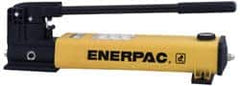 Enerpac - 1" Piston Diam, 1" Piston Stroke, 2.40, 0.151 Cu In per Stroke, 155 Cu In Reservoir Capacity, Manual Hydraulic Pump - 10,000 psi, 95 Lbs. Max Handle Effort, 2 Stage - Americas Industrial Supply