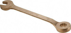 Ampco - 1-11/16" 12 Point Offset Combination Wrench - 15° Offset Angle, 22-3/4" OAL, Aluminum Bronze, Plain Finish - Americas Industrial Supply