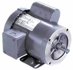 Marathon Electric - 3/4 Max hp, 1,140 Max RPM, Electric AC DC Motor - 115/208-230 V Input, Single Phase, 56C Frame, 0.62" Shaft Diam - Americas Industrial Supply