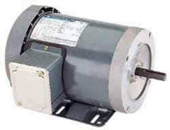 Marathon Electric - 1/2 Max hp, 3,450 Max RPM, Electric AC DC Motor - 208-230/460 V Input, Three Phase, 56C Frame, 0.62" Shaft Diam - Americas Industrial Supply