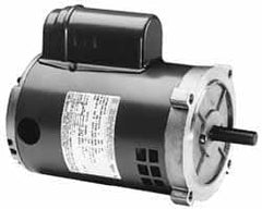 Marathon Electric - 1 Max hp, 3,450 Max RPM, Electric AC DC Motor - 115/208-230 V Input, Single Phase, 56C Frame, 0.62" Shaft Diam - Americas Industrial Supply