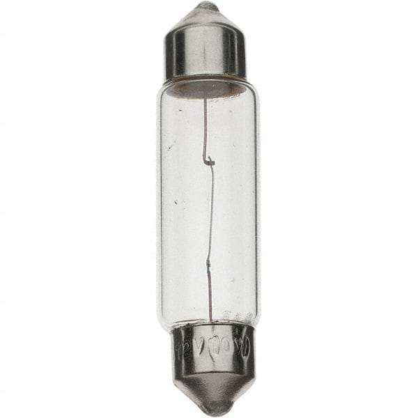 Import - 12 Volt, Incandescent Miniature & Specialty T3-1/4 Lamp - Festoon Cap Base - Americas Industrial Supply