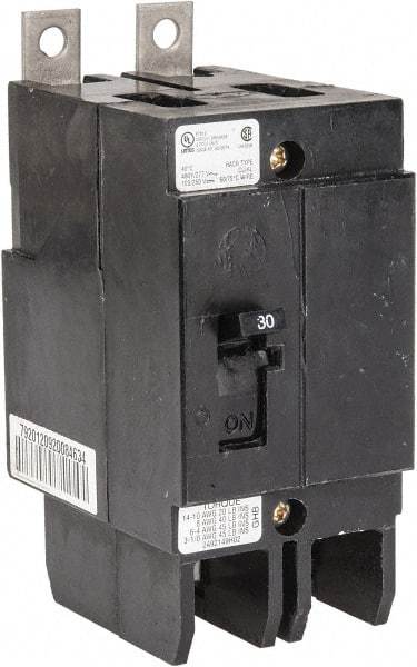 Eaton Cutler-Hammer - 100 Amp, 277/480 VAC, 2 Pole, Bolt On Molded Case Circuit Breaker - Thermal Magnetic Trip, 10-1/0 AWG, 66.7mm Deep x 4 Inch High x 2 Inch Wide - Americas Industrial Supply