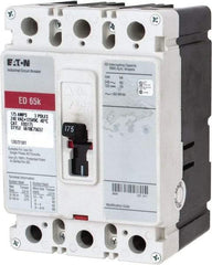 Eaton Cutler-Hammer - 175 Amp, 125 VDC, 240 VAC, 3 Pole, Molded Case Circuit Breaker - Thermal Magnetic Trip, 65 kA at 240 VAC Breaking Capacity, 4-4/0 AWG, 3-3/8 Inch Deep x 6 Inch High x 4-1/8 Inch Wide - Americas Industrial Supply