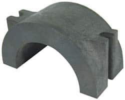 Eclipse - 3-1/8" High x 6-7/16" Wide x 3-1/4" Deep, 240 Lb Max Pull Force, Alnico Separator Magnet - 4" Gap Width, 5/16" Hole Diam, 1,022°F Max Operating Temp - Americas Industrial Supply