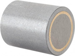 Eclipse - 5/8" Diam, 10-24 Thread, 2.07 Lb Average Pull Force, Alnico Pot Magnets - 220°C Max Operating Temp, 3/4" High - Americas Industrial Supply