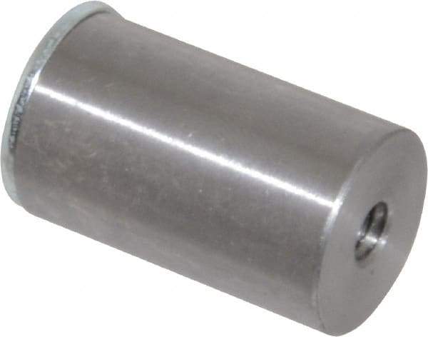 Eclipse - 5/8" Diam, 10-24 Thread, 2.44 Lb Average Pull Force, Alnico Pot Magnets - 220°C Max Operating Temp, 1" High - Americas Industrial Supply