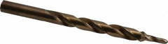 Made in USA - Letter W Body, 0.196" Step Diam, Straight Shank, Cobalt Subland Step Drill Bit - Americas Industrial Supply