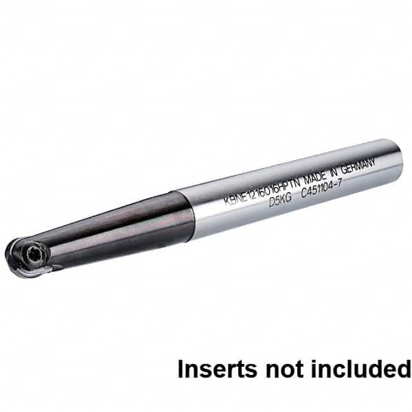 Kennametal - 3/4" Cut Diam, 1" Shank Diam, 7.48" OAL, Indexable Ball Nose End Mill - Americas Industrial Supply