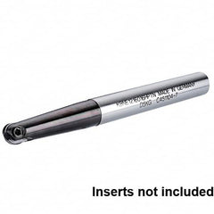 Kennametal - 3/4" Cut Diam, 1" Shank Diam, 7.48" OAL, Indexable Ball Nose End Mill - Americas Industrial Supply