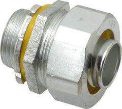 Cooper Crouse-Hinds - 3/4" Trade, Malleable Iron Threaded Straight Liquidtight Conduit Connector - Noninsulated - Americas Industrial Supply