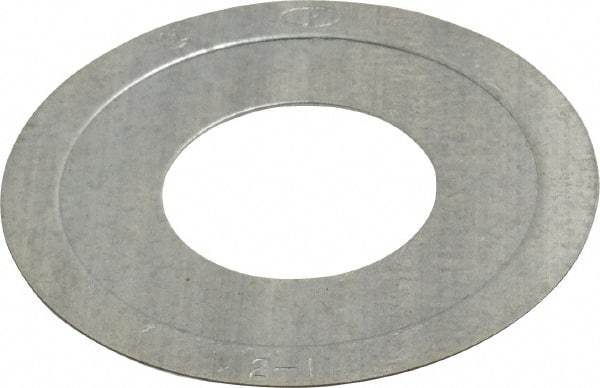 Cooper Crouse-Hinds - 2-1" Conduit, Electrical Enclosure Steel Reducing Washer - For Use with Rigid/IMC Conduit/Steel Box, UL File E23223 - Americas Industrial Supply