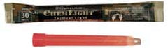 Cyalume - 10 Piece High Intensity Red Chemical Lightstick - 6 Inch Long, 30 Minutes Illumination Time, Nonflammable, Nontoxic and Waterproof, Snap and Shake Activation Method - Americas Industrial Supply