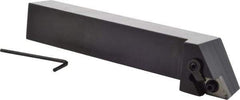 Iscar - MDJN, Left Hand Cut, 93° Lead Angle, 1" Shank Height x 1" Shank Width, Negative Rake Indexable Turning Toolholder - 6" OAL, DN.. Insert Compatibility, Series Isoturn - Americas Industrial Supply