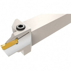 Iscar - HFH, External, Left Hand, 12mm Max Depth of Cut, 3mm Max Groove Width, Indexable Grooving Tool Holder - HFP.. Insert Compatibility, 25mm Shank Height, 25mm Shank Width, 150mm OAL - Americas Industrial Supply